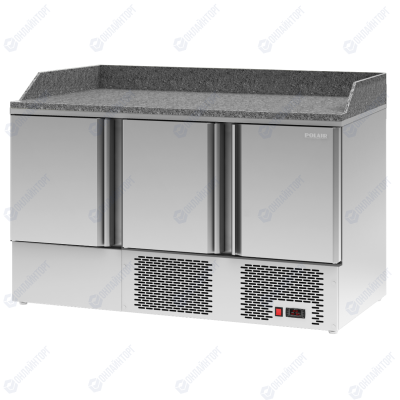 Стол для пиццы TMi3GNpizza-G холодильный камень (каменный)