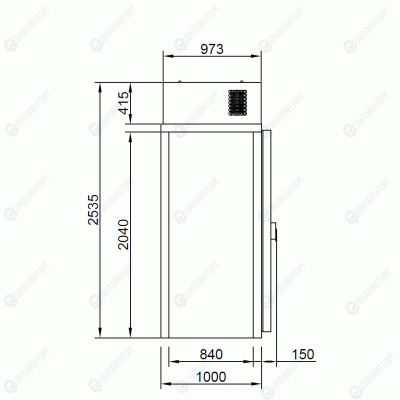 Камера холодильная КХН-1,44 Minicella ММ без пола