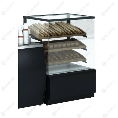 Витрина ПОЛЮС KC70 N 0,6-2 (Хлебная 0,6 Carboma Сube)