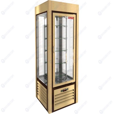 Витрина кондитерская вертикальная HICOLD VRC 350 R Sh Beige FR