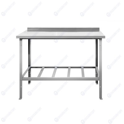 Стол производственный пристенный СПП 12/6 нерж.